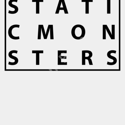 STATICMONSTERS one word, three lines Black Thumbnail